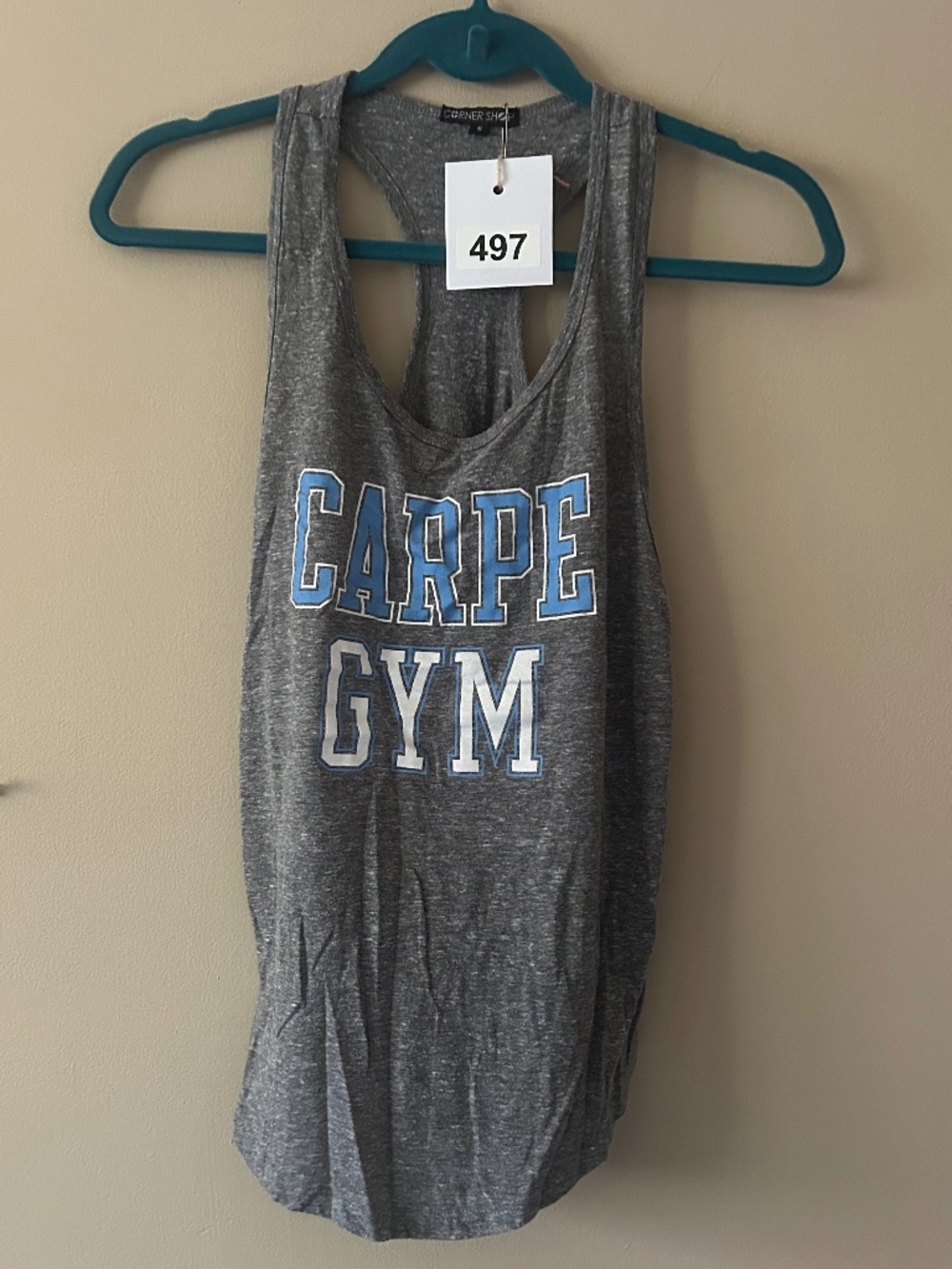 497 Racerback Carpe Gym Tank Top